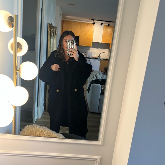 Teddy Sherpa jacket, like max Mara - Picture 4 of 15